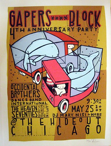 Jay Ryan silkscreen poster